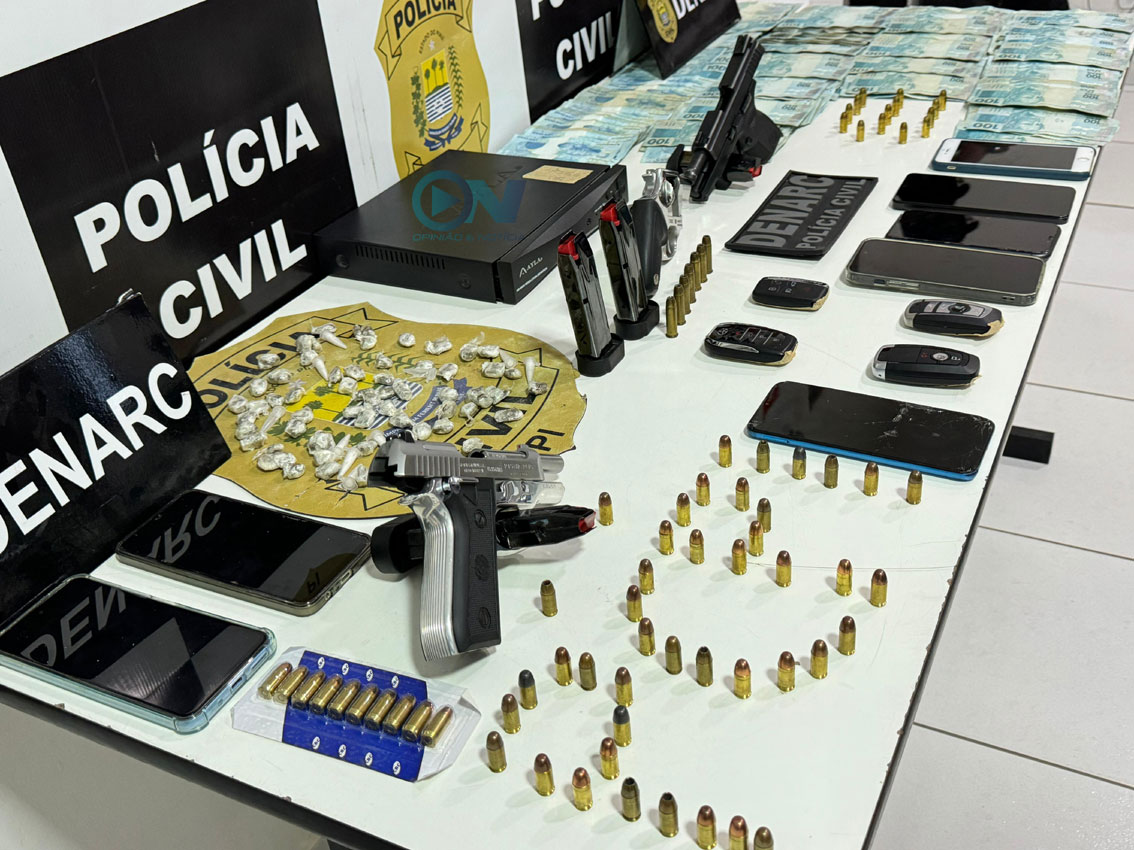 Operação prende 16 faccionados do PCC e líder do Bonde dos 40 em Teresina